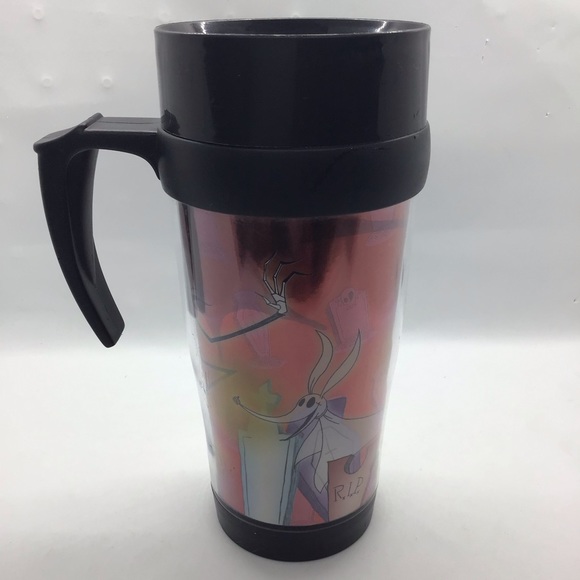 Vintage Nightmare Before Christmas Travel Mug Halloween READ - Picture 3 of 5